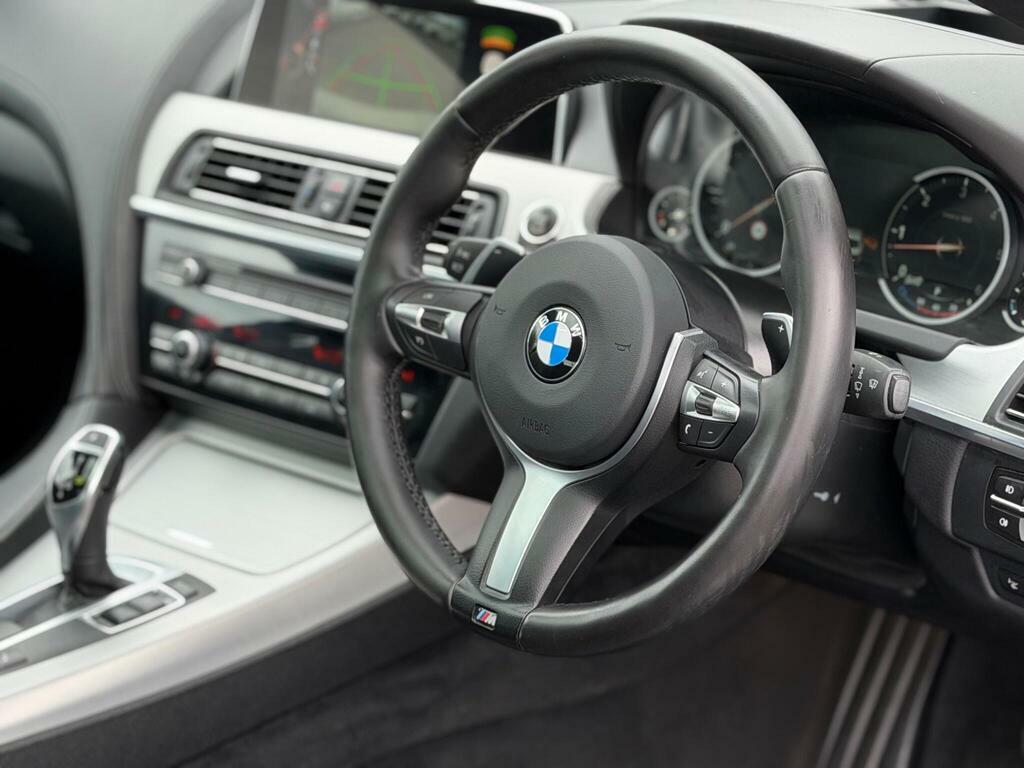 BMW 6 Series 640D M Sport Convertible Black #13
