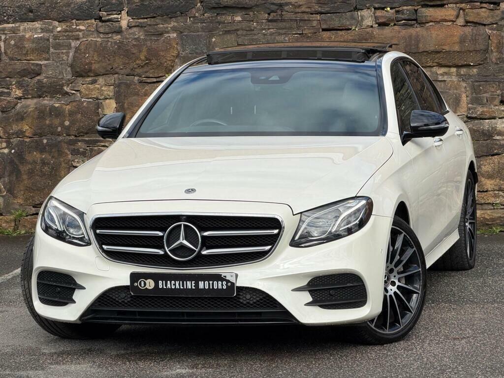 Mercedes-Benz E Class 2.9 E400d Amg Line Night Edition Premium Plus G- White #3