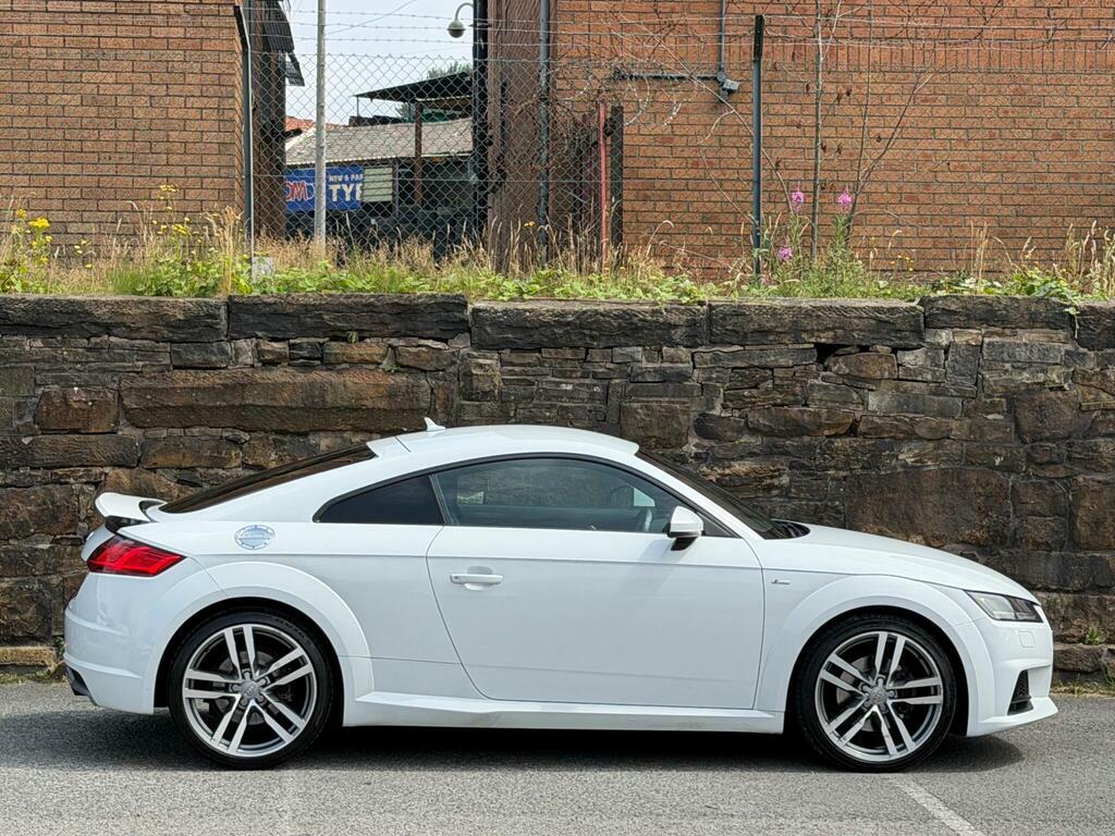 Audi TT 2.0 Tfsi S Line S Tronic Euro 6 S S White #5