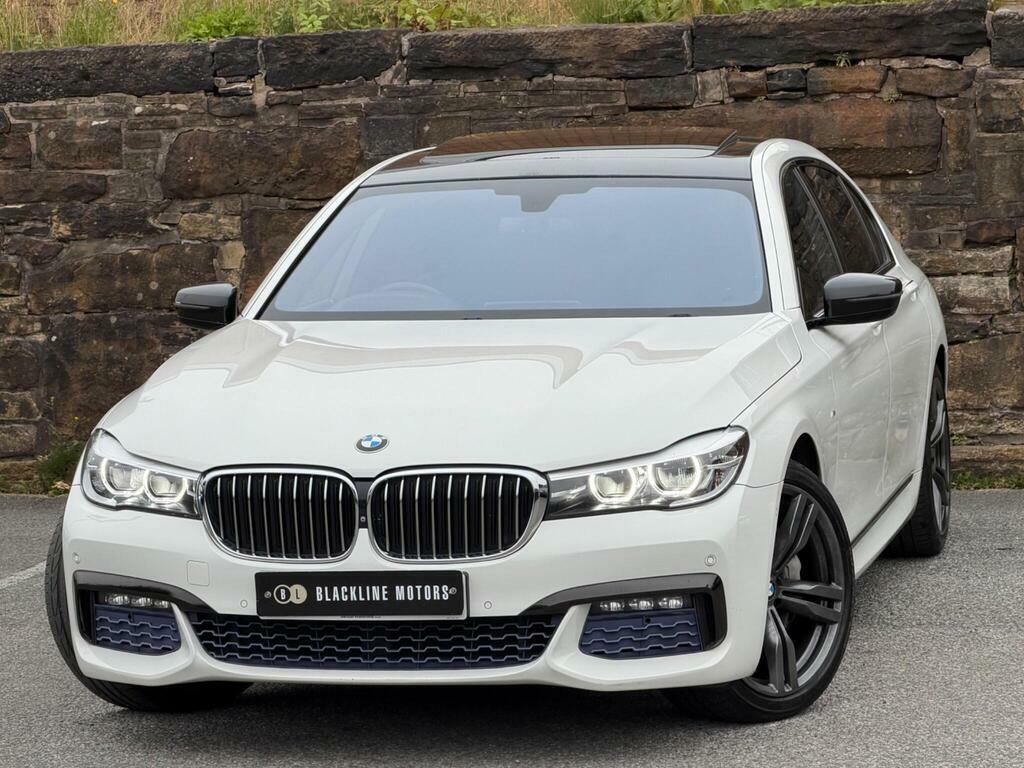BMW 7 Series 3.0 730Ld M Sport Euro 6 S S White #3