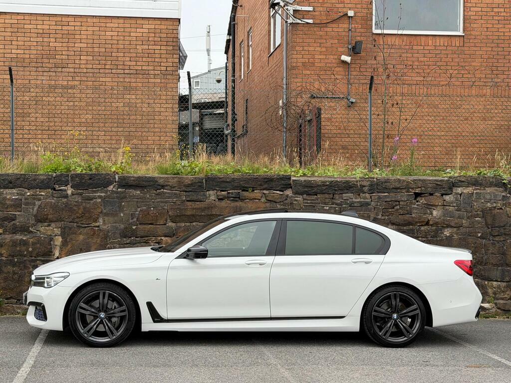 BMW 7 Series 3.0 730Ld M Sport Euro 6 S S White #4