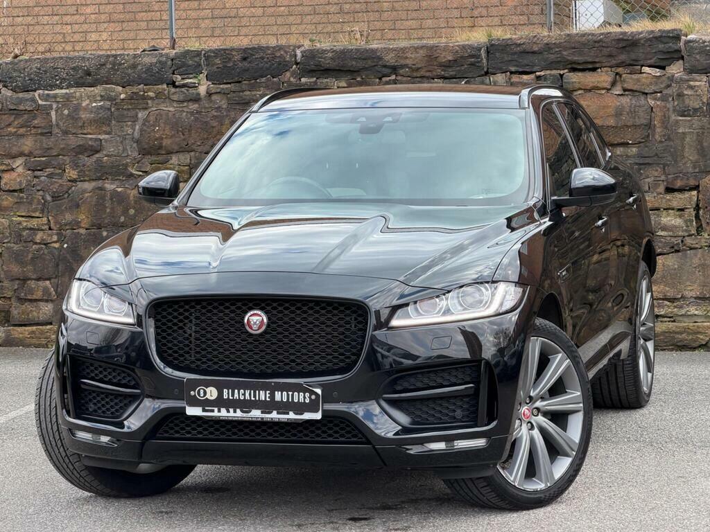 Jaguar F-Pace 2.0 D180 R-sport Awd Euro 6 S S Black #3