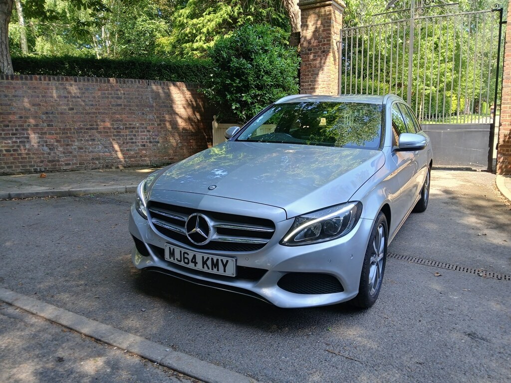 Mercedes-Benz C Class C200 Sport Estate Ulez Compl MJ64KMY Silver #2