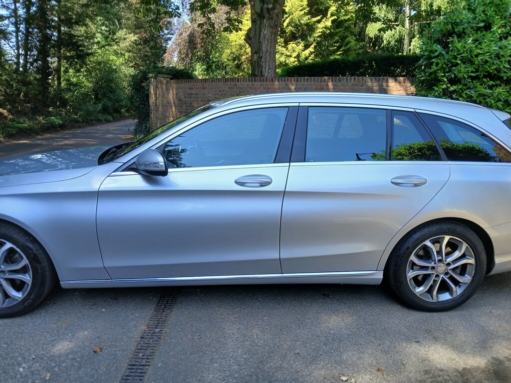 Mercedes-Benz C Class C200 Sport Estate Ulez Compl MJ64KMY Silver #6