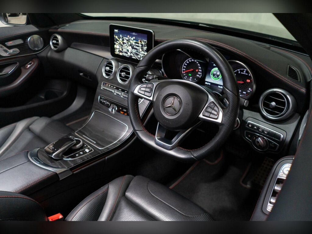 Mercedes-Benz C Class C220d Amg Line Premium White #45