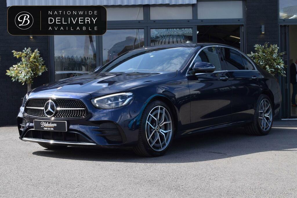 Mercedes-Benz E Class Saloon 2.0 E200h Mhev Amg Line Premium G-tronic FX23PKC Blue