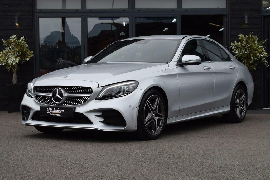 Mercedes-Benz C Class Saloon 2.0 C220d Amg Line Premium G-tronic Euro Silver