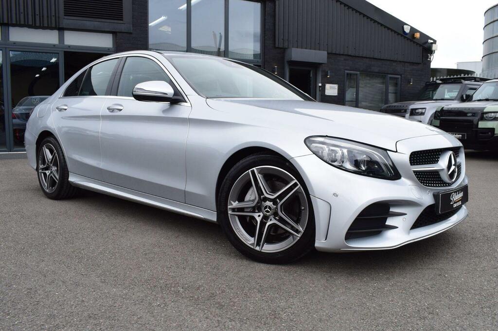 Mercedes-Benz C Class Saloon 2.0 C220d Amg Line Premium G-tronic Euro KR20RPX Silver #3