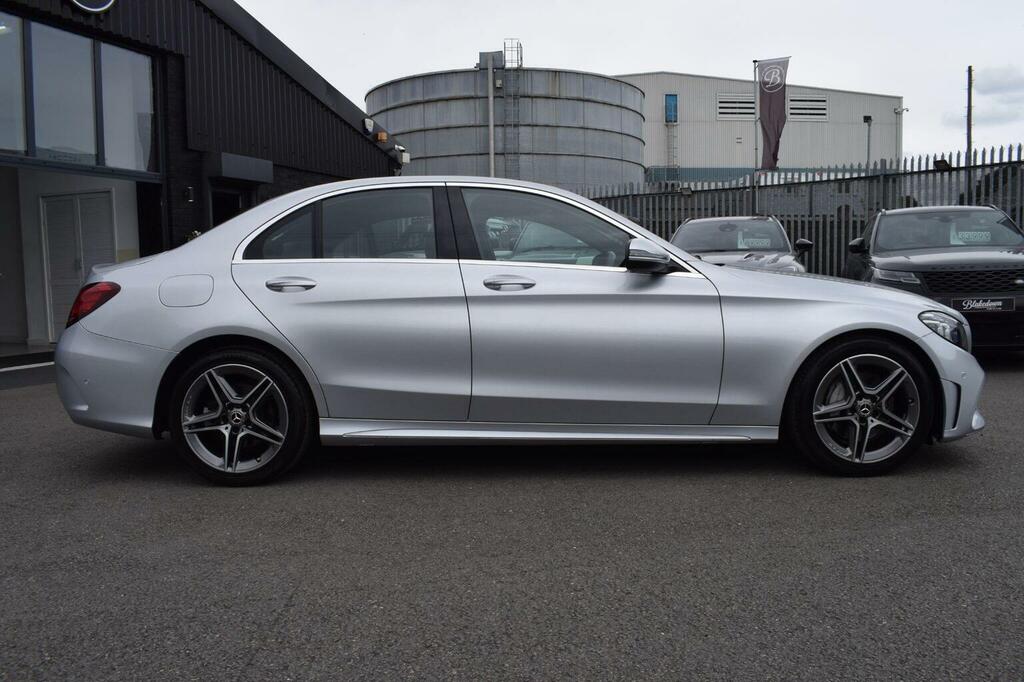Mercedes-Benz C Class Saloon 2.0 C220d Amg Line Premium G-tronic Euro KR20RPX Silver #4
