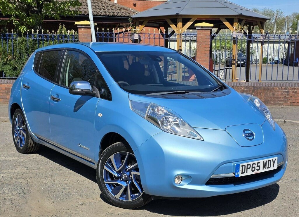 Nissan Leaf 24Kwh Acenta 2015 DP65MDY Blue #2
