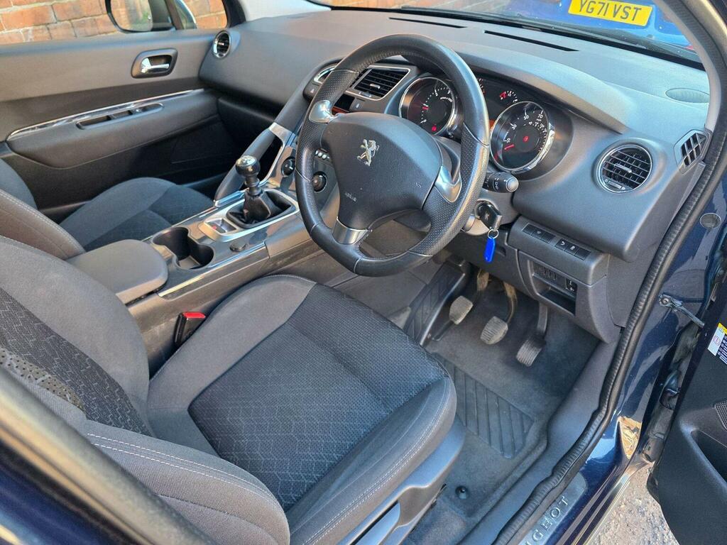 Peugeot 3008 1.6 Bluehdi Active Euro 6 Ss 2016 YM65FWW Blue #3
