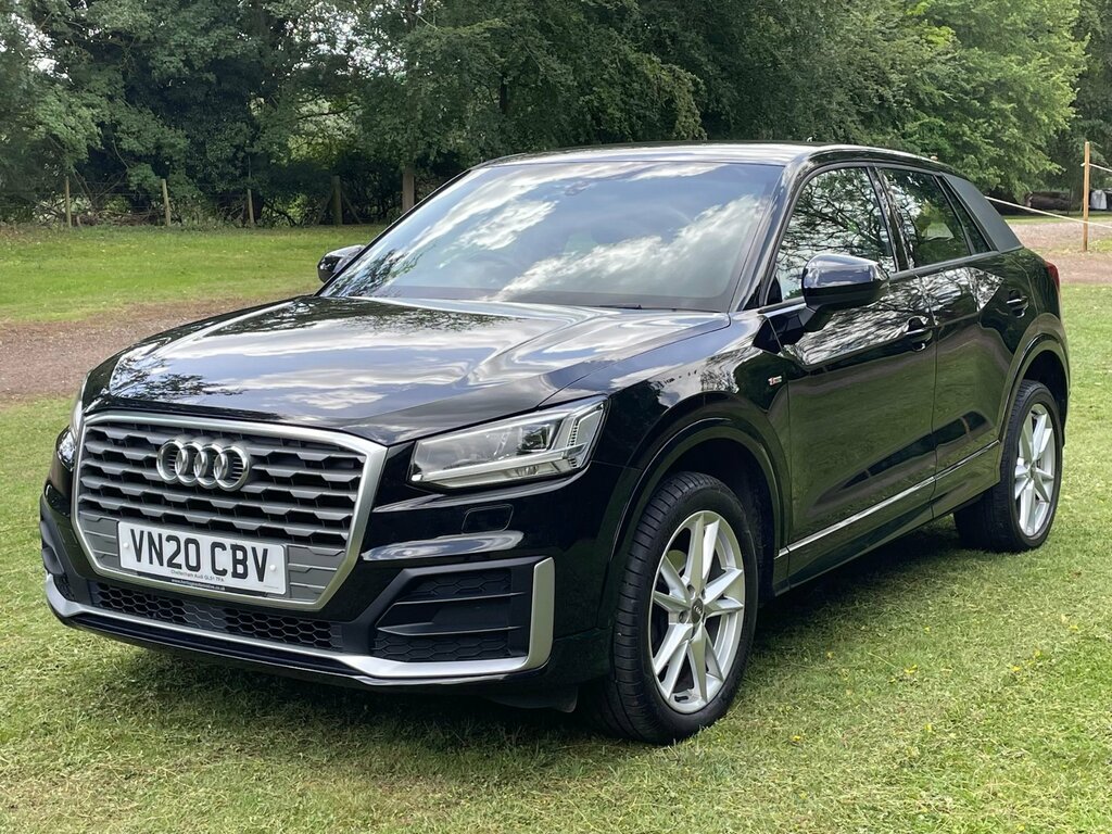 Audi Q2 1.5 Tfsi 150Bhp 35 S Line Suv With Full Serv VN20CBV Black #3
