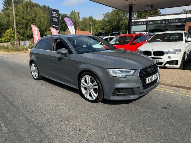 Audi A3 2.0 Tdi S Line Sportback S Tronic Quatt KY17HCR Grey #2