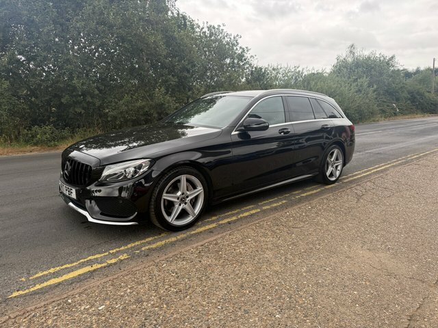 Mercedes-Benz C Class 2.1 C220d Amg Line Estate G-tronic Eur Black