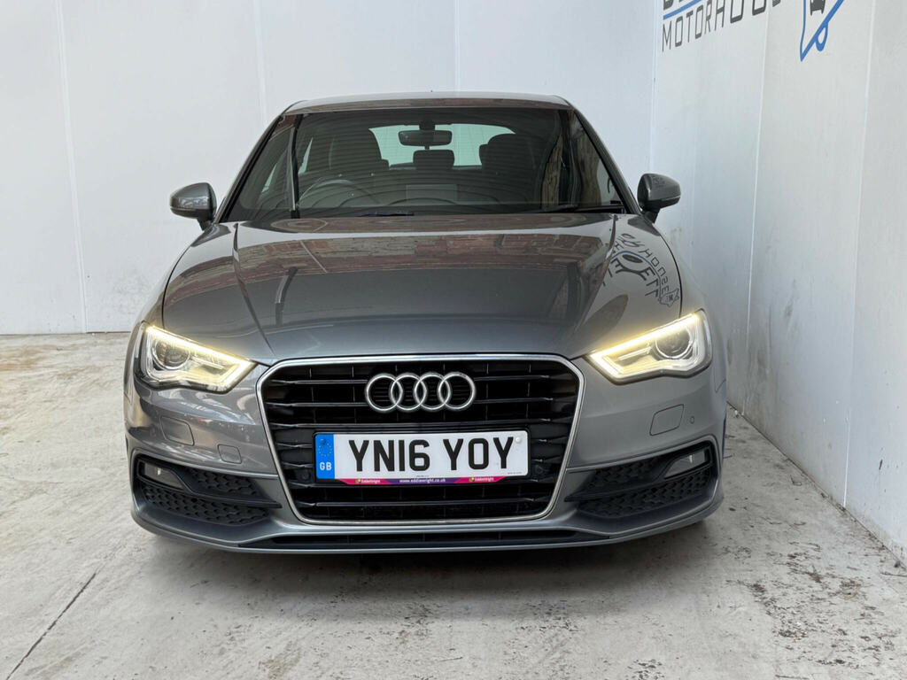 Audi A3 1.6 Tdi S Line Euro 6 Ss Nav YN16YOY Grey #2