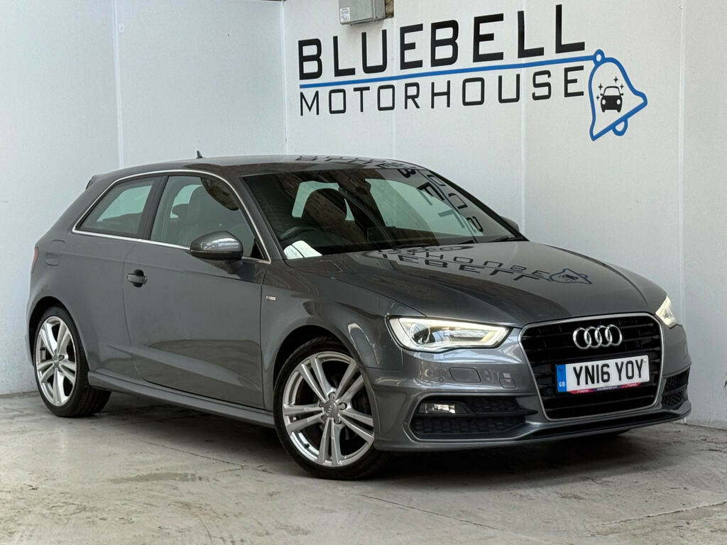 Audi A3 1.6 Tdi S Line Euro 6 Ss Nav Grey