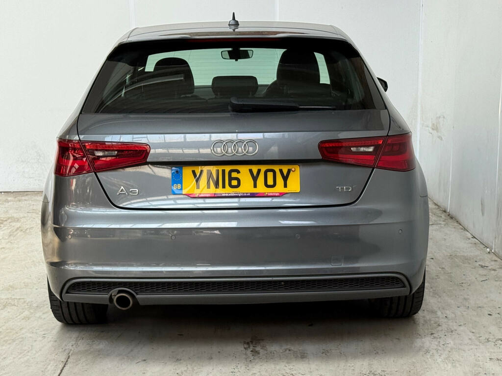 Audi A3 1.6 Tdi S Line Euro 6 Ss Nav YN16YOY Grey #5