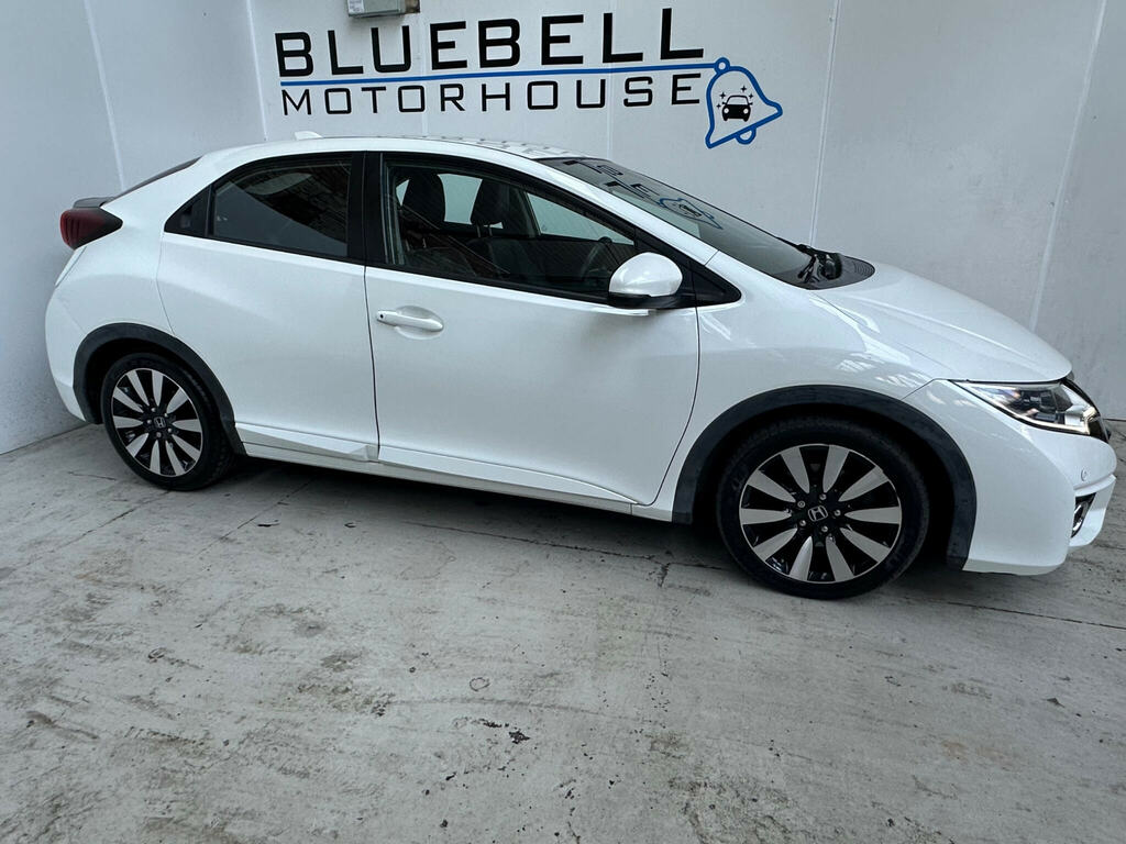Honda Civic 1.4 I-vtec Se Plus Navi Euro 6 Ss White #6