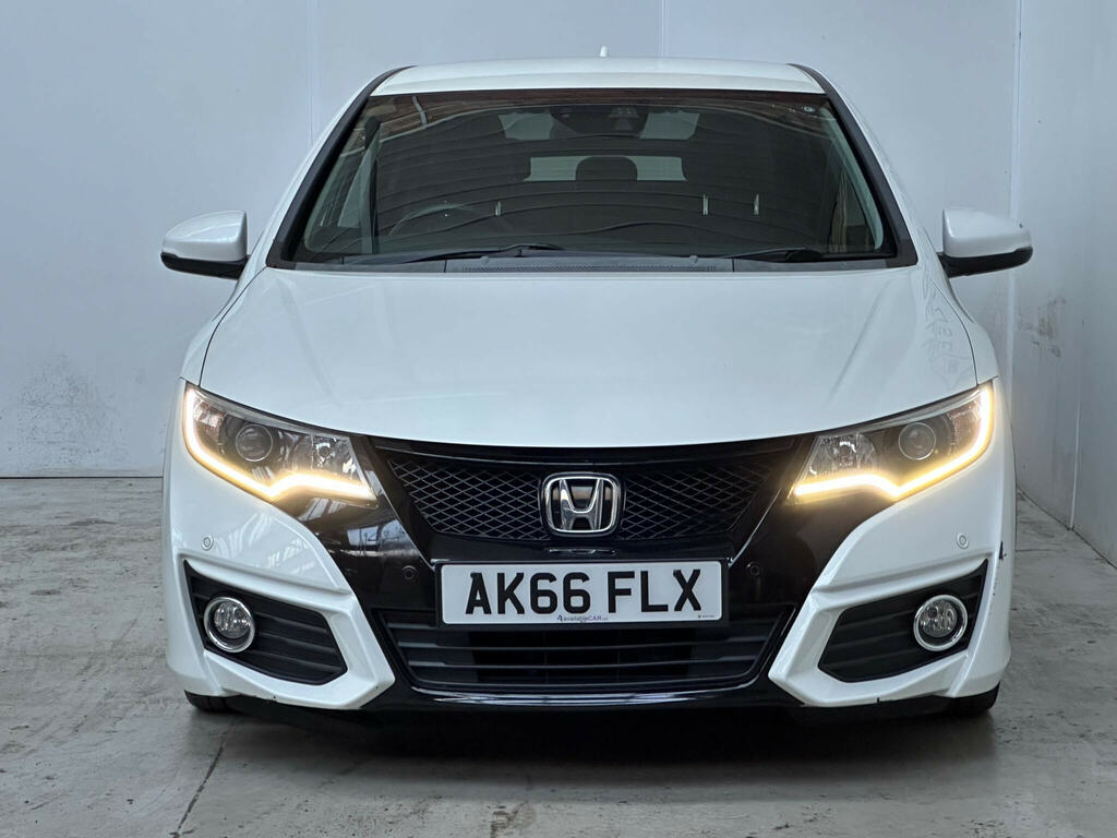 Honda Civic 1.4 I-vtec Se Plus Navi Euro 6 Ss White #2