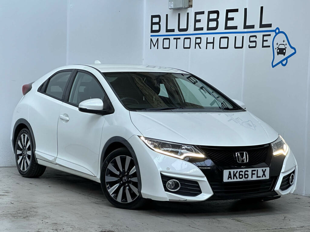 Honda Civic 1.4 I-vtec Se Plus Navi Euro 6 Ss White