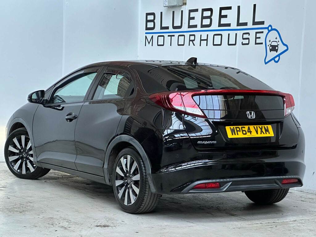 Honda Civic 1.8 I-vtec Se Plus Euro 5 Black #4