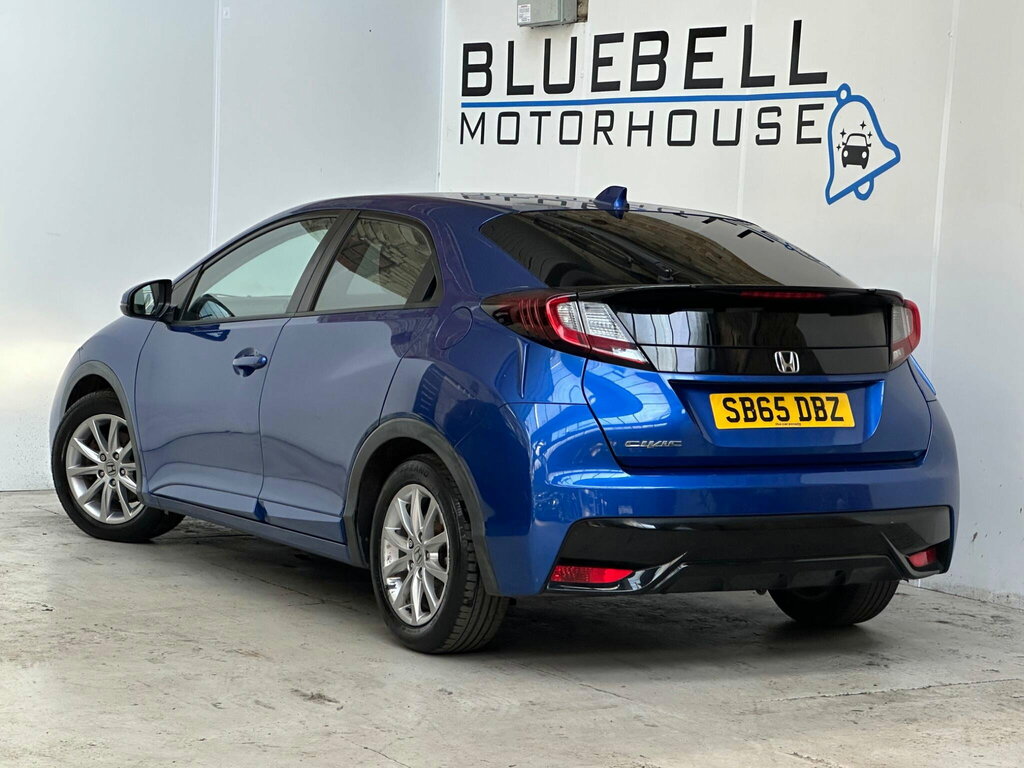 Honda Civic 1.4 I-vtec S Euro 6 Ss Blue #4