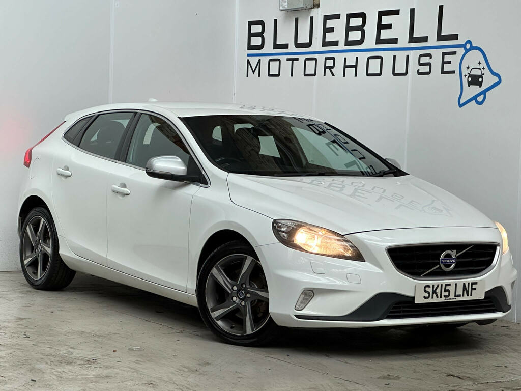 Volvo V40 2.0 D2 R-design Euro 6 Ss White