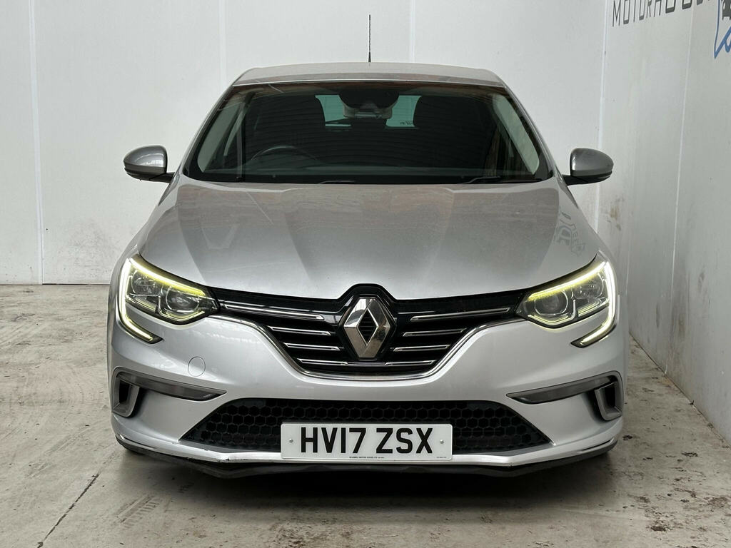 Renault Megane 1.6 Dci Gt Line Nav Euro 6 Ss Silver #2