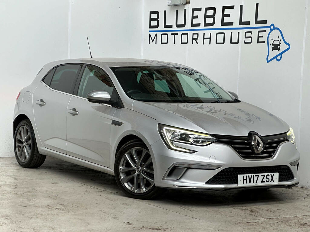 Renault Megane 1.6 Dci Gt Line Nav Euro 6 Ss Silver