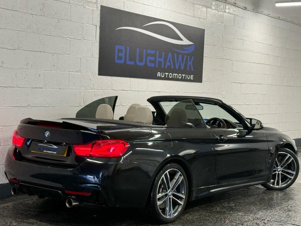 BMW 4 Series 2.0 430I M Sport Convertible Euro YL18NHD Black #2