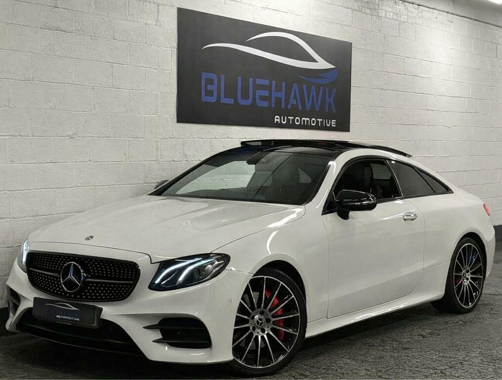 Mercedes-Benz E Class 2.0 E220d Amg Line Premium Plus Coupe White