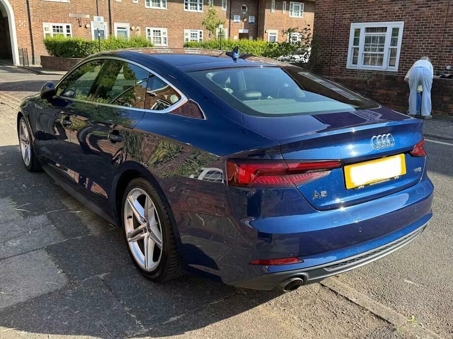 Audi A5 2.0 Tfsi S Line Sportback S Tronic Euro 6 Ss Blue #2
