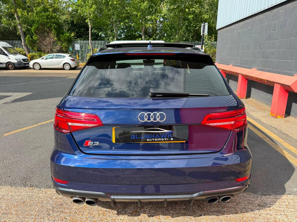 Audi S3 2.0 Tfsi Black Edition Hatchback S Tron Blue #7