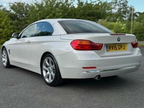 BMW 4 Series 2.0 420D Luxury Convertible 2015 White #4