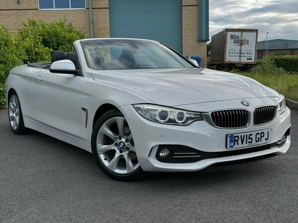 BMW 4 Series 2.0 420D Luxury Convertible 2015 White