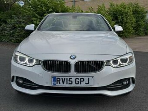 BMW 4 Series 2.0 420D Luxury Convertible 2015 White #2