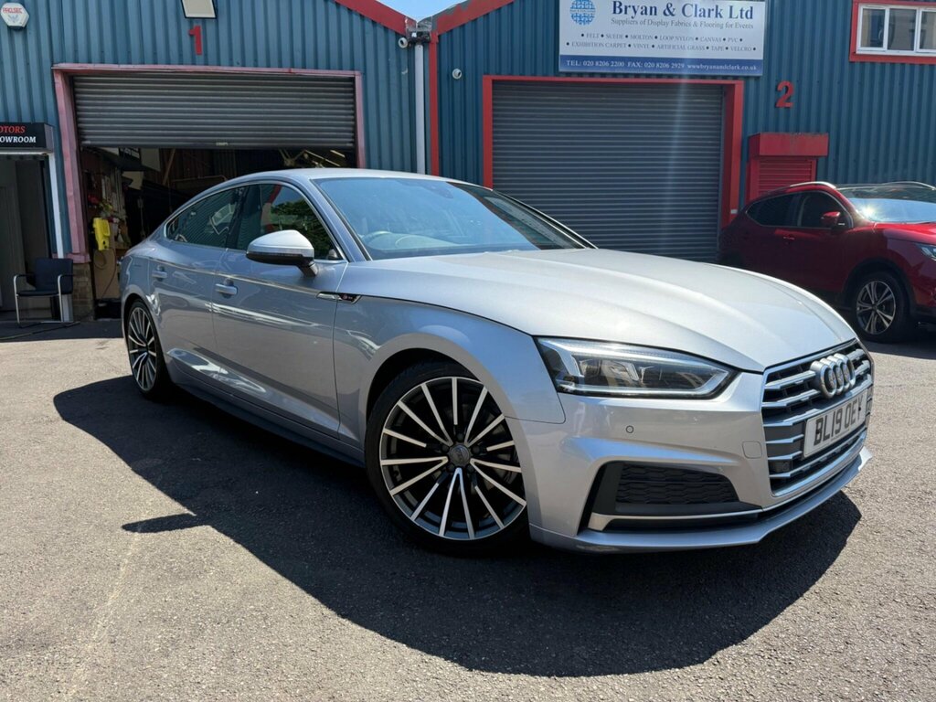 Audi A5 2.0 Tfsi 40 S Line Sportback S Tronic Euro 6 Ss BL19OEY Silver #3