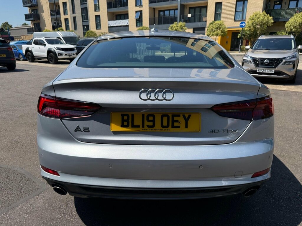 Audi A5 2.0 Tfsi 40 S Line Sportback S Tronic Euro 6 Ss BL19OEY Silver #4