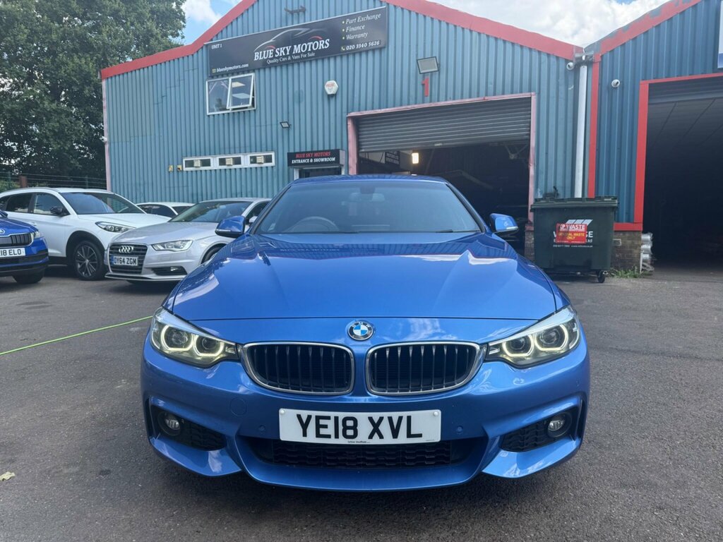 BMW 4 Series Gran Coupe 2.0 420D M Sport Euro 6 Ss YE18XVL Blue #2