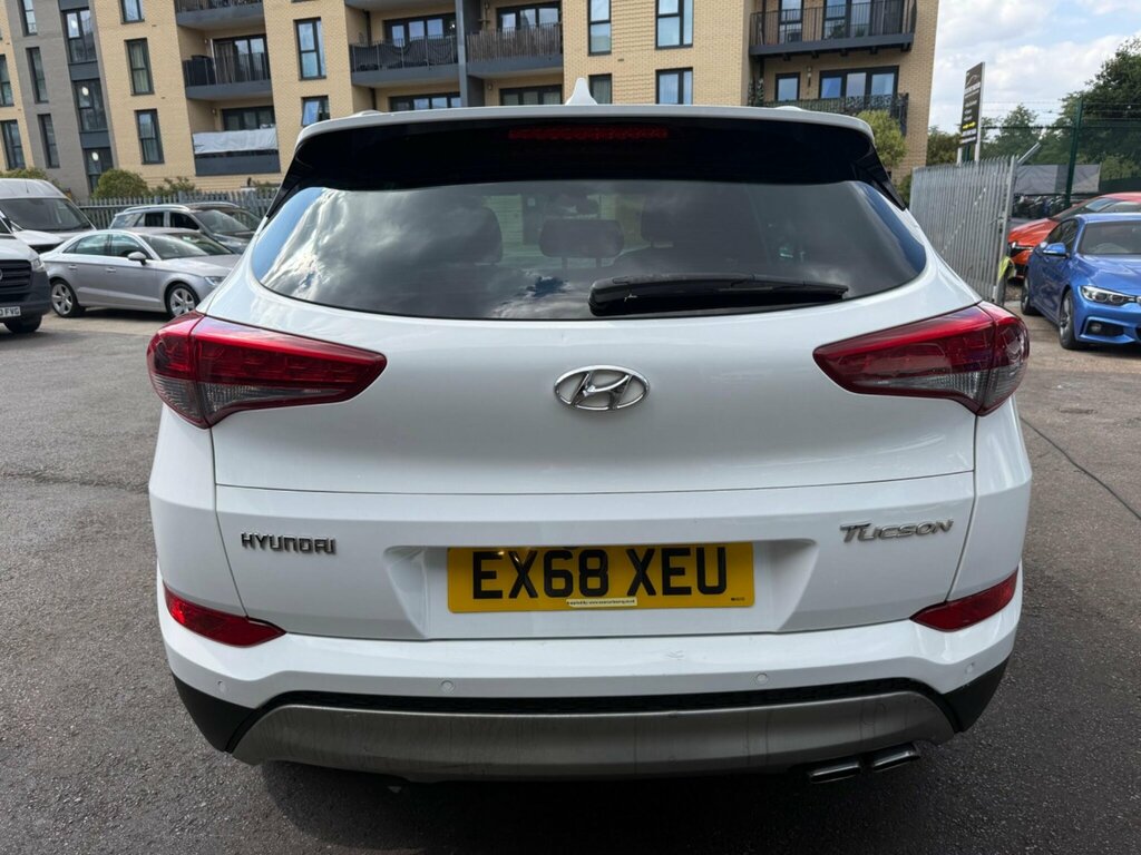 Hyundai Tucson 1.6 T-gdi Go Se Dct Euro 6 EX68XEU White #4