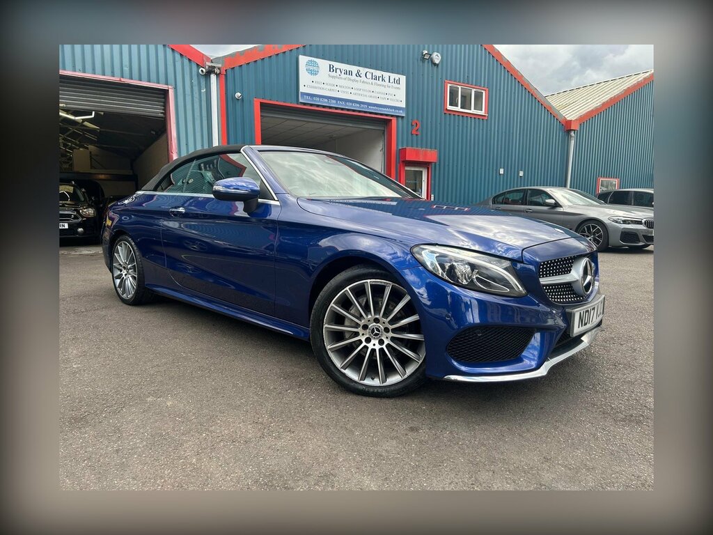 Mercedes-Benz C Class 2.1 C220d Amg Line Premium Plus Cabriolet G-tron ND17VJZ Blue #3