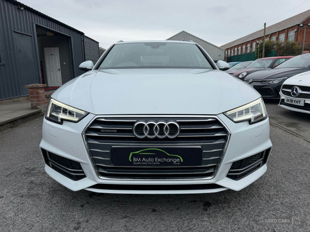 Audi A4 S Line Quattro S Tronic White #3