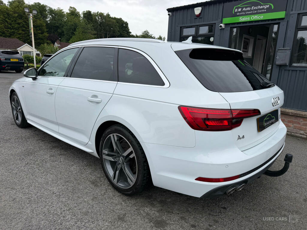 Audi A4 S Line Quattro S Tronic White #5