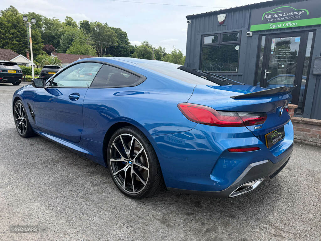 BMW 8 Series 840D Xdrive Blue #6