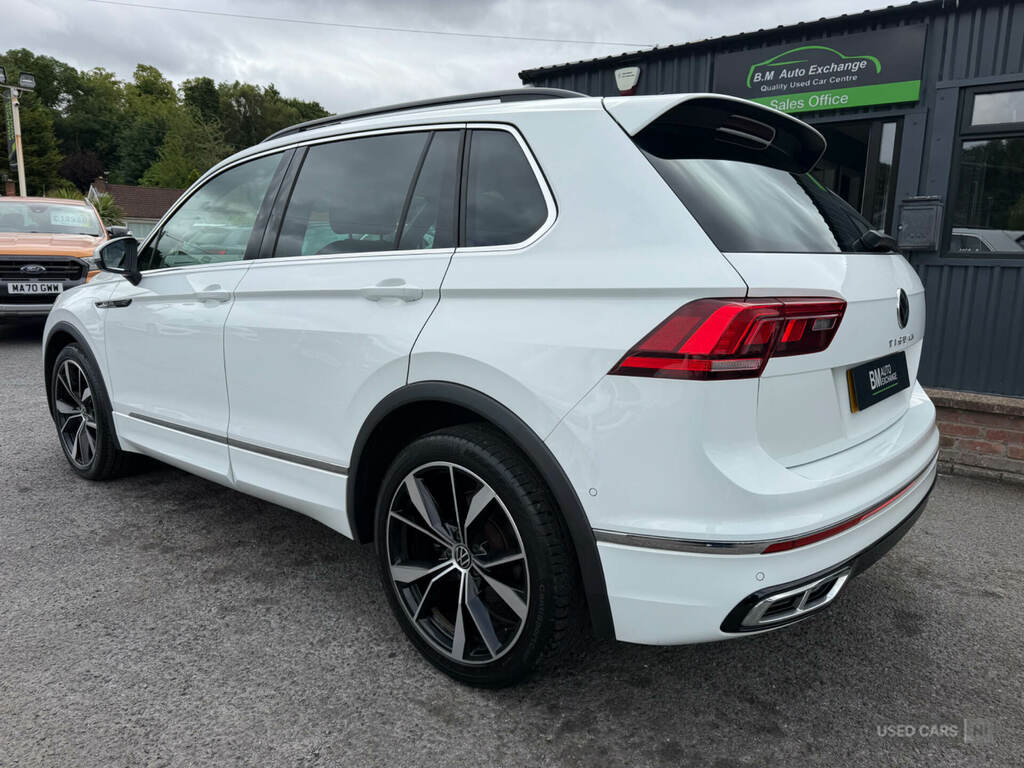 Volkswagen Tiguan 2.0 Tdi R-line Dsg White #5