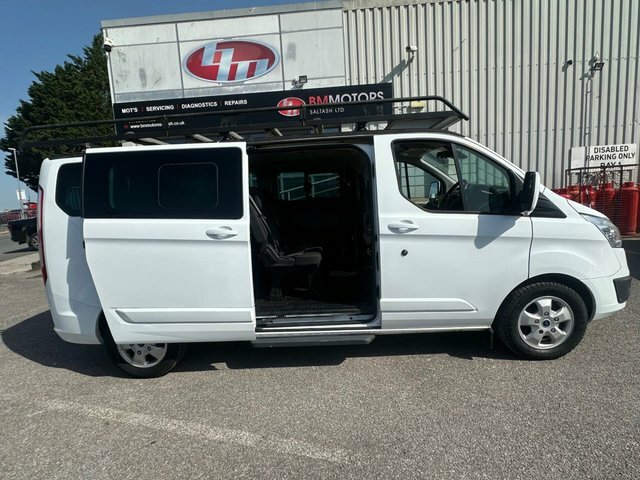 Ford Tourneo Custom 2.2 300 Tdci Limited Minibus Double Cab White #5