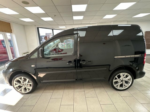 Volkswagen Caddy 1.6 Tdi Bluemotion Tech C20 Startline Panel Van Black #5