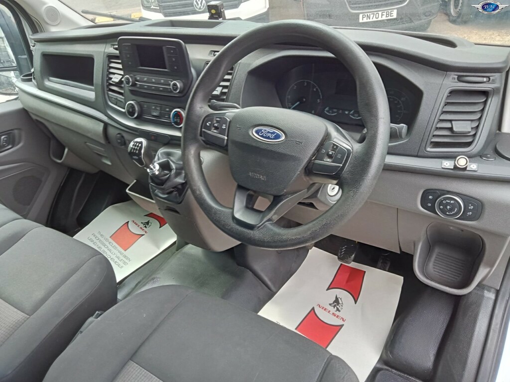 Ford Transit Custom 2.0 Transit Leader Van 350 L3 2.0L Ecoblue 130Ps F YS71OGB White #2