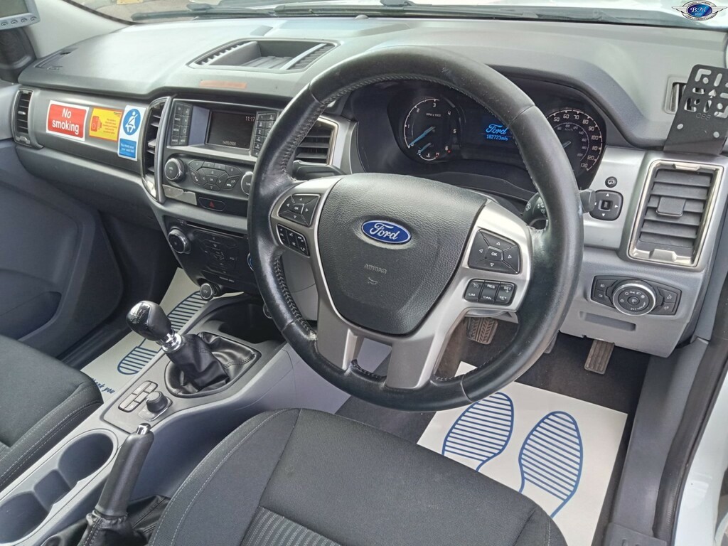 Ford Ranger 2.2 Tdci Xlt 2018 YS67JWZ White #2