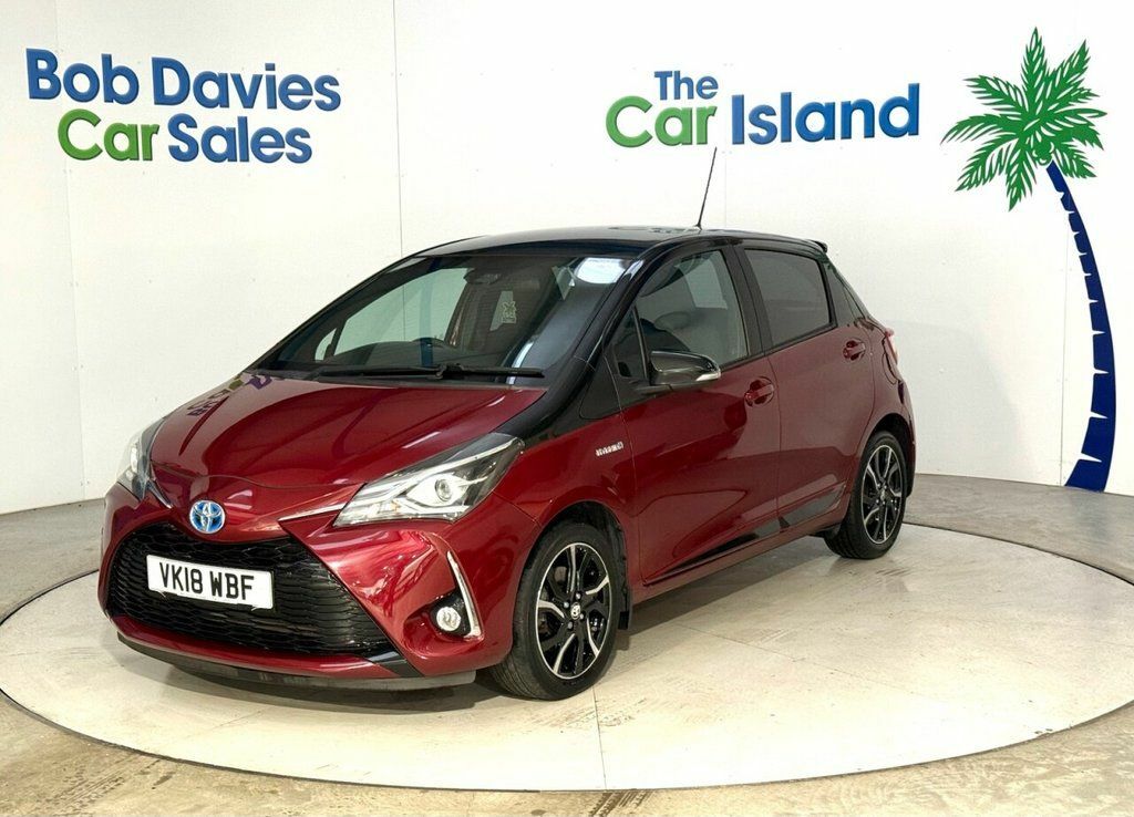 Toyota Yaris Vvt-h Grey Bi-tone Hatchback VK18WBF Red #2